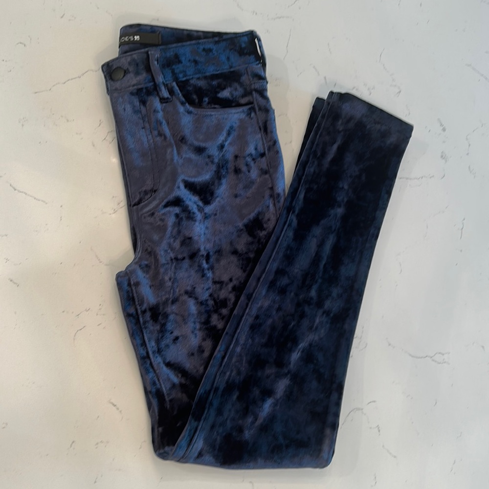 Joe’s Jeans Charlie Velvet High-Rise Ankle Skinny Jean NWOT